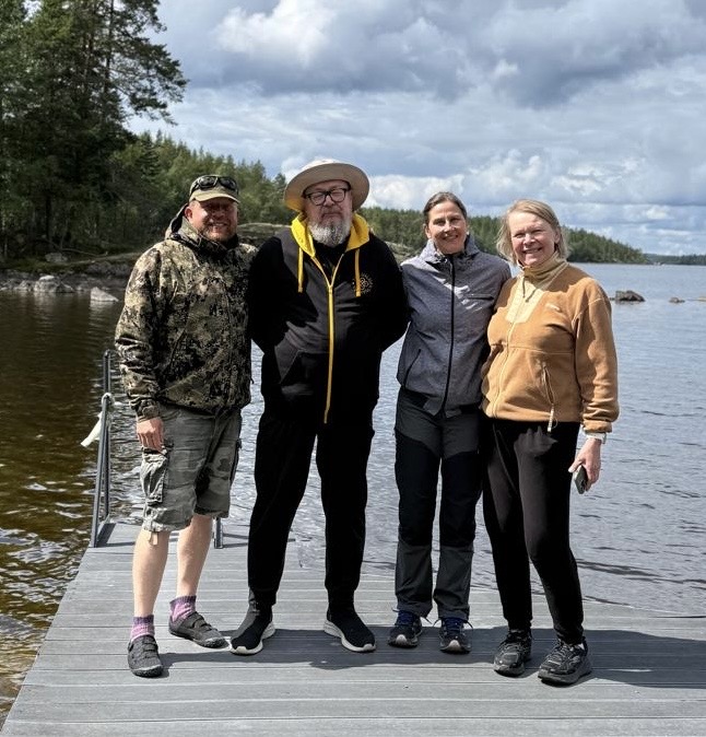 Arkunkantajat 3, nauhoitusrupeamassa Sysmässä